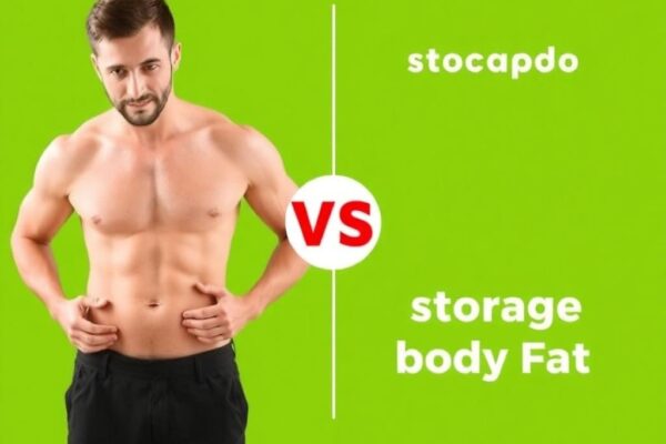 explain the difference between essential body fat and storage body fat