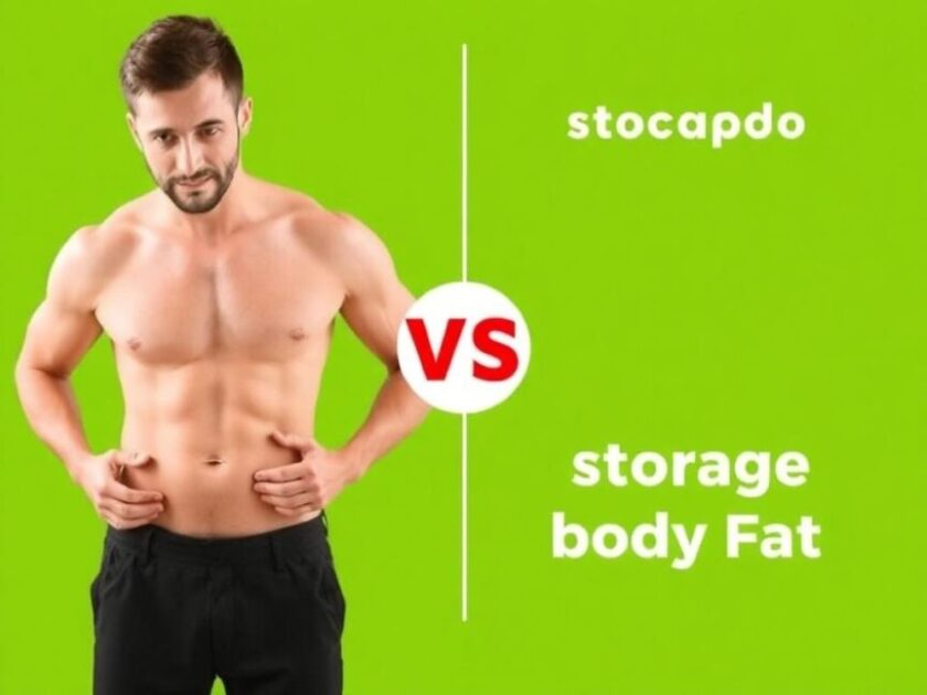 explain the difference between essential body fat and storage body fat