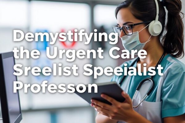 Demystifying the Urgent Care Specialist Profession