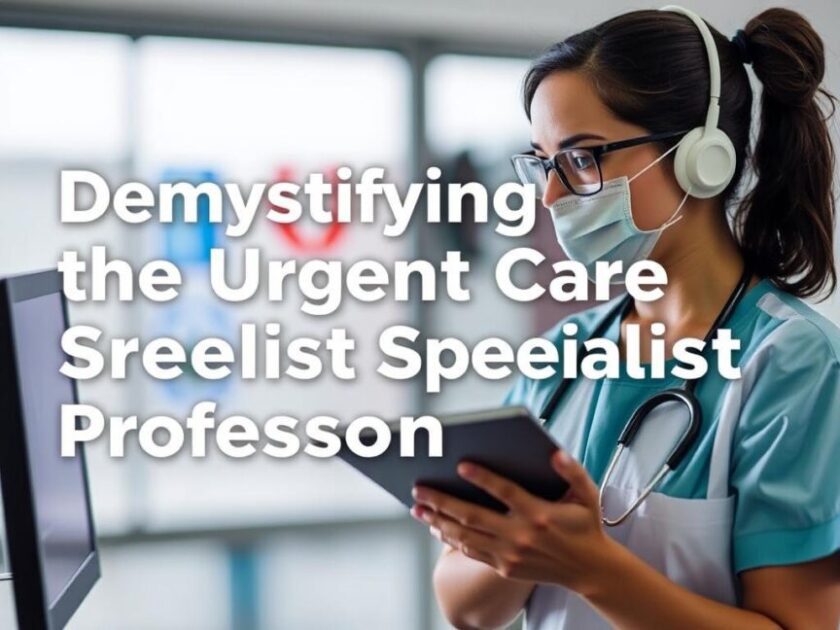 Demystifying the Urgent Care Specialist Profession