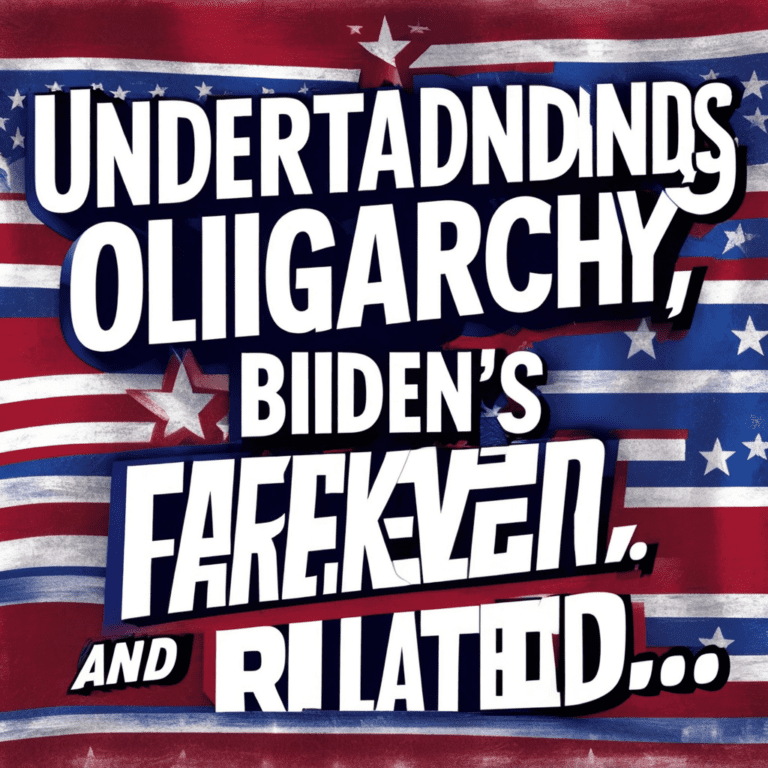 Understanding Oligarchy, Biden’s Farewell, and Related Topics